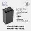 Sony NP-FH120 helyettesítő akkumulátor (Li-ion, 7.4V, 4400mAh) - Utángyártott