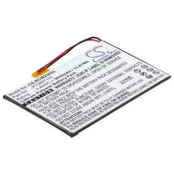   RCA PT3867103 helyettesítő tablet akkumulátor (Li-Polymer, 3.8V, 3650mAh / 13.87Wh) - Utángyártott