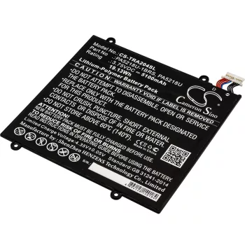   Toshiba PA5218U-1BRS helyettesítő tablet akkumulátor (Li-Polymer, 3.75V, 5100mAh / 19.13Wh) - Utángyártott