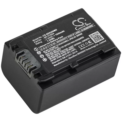 Sony NP-FV50A helyettesítő akkumulátor (Li-ion, 7.3V, 1030mAh / 7.52Wh) - Utángyártott