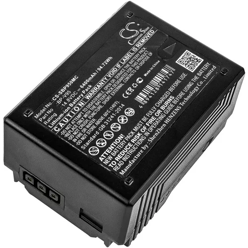 Sony BP-V95 helyettesítő akkumulátor (Li-ion, 14.8V, 6400mAh / 94.72Wh) - Utángyártott