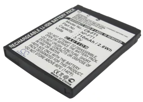Sony NP-FT1 helyettesítő akkumulátor (Li-ion, 3.7V, 710mAh) - Utángyártott