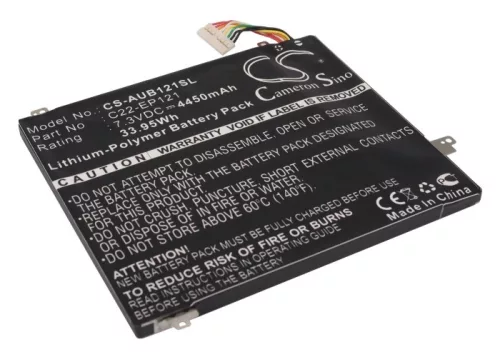 Asus C22-EP121 helyettesítő tablet akkumulátor (Li-Polymer, 7.3V, 4450mAh / 33.95Wh) - Utángyártott