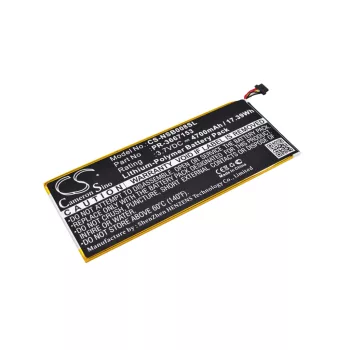   Nabi PR-3667153 helyettesítő tablet akkumulátor (Li-Polymer, 3.7V, 4700mAh / 17.39Wh) - Utángyártott