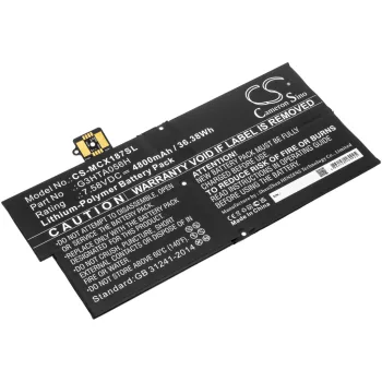   Microsoft G3HTA056H helyettesítő tablet akkumulátor (Li-Polymer, 7.58V, 4800mAh / 36.38Wh) - Utángyártott