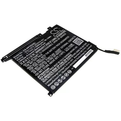HP SQU-1410 helyettesítő tablet akkumulátor (Li-Polymer, 3.7V, 7600mAh / 28.12Wh) - Utángyártott