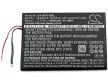 HTC BG09100 helyettesítő tablet akkumulátor (Li-Polymer, 3.7V, 6800mAh / 25.16Wh) - Utángyártott