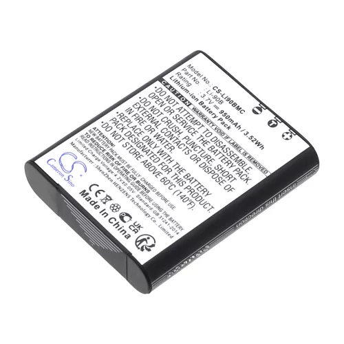 Olympus Li-90B, LI-92B helyettesítő akkumulátor (Li-ion, 3.7V, 950mAh / 3.52Wh) - Utángyártott