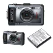 Olympus Li-90B, LI-92B helyettesítő akkumulátor (Li-ion, 3.7V, 950mAh / 3.52Wh) - Utángyártott