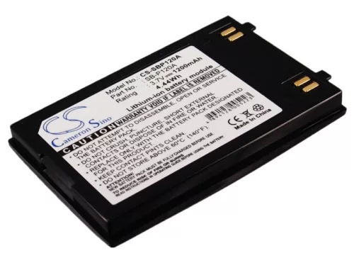 Samsung SB-P120ASL helyettesítő akkumulátor (Li-ion, 3.7V, 1200mAh) - Utángyártott