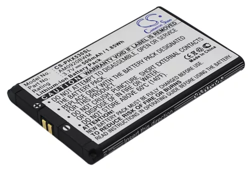 Philips AM0920BWM helyettesítő mobiltelefon akkumulátor (Li-ion, 3.7V, 500mAh / 1.85Wh) - Utángyártott