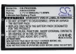 Philips AM0920BWM helyettesítő mobiltelefon akkumulátor (Li-ion, 3.7V, 500mAh / 1.85Wh) - Utángyártott