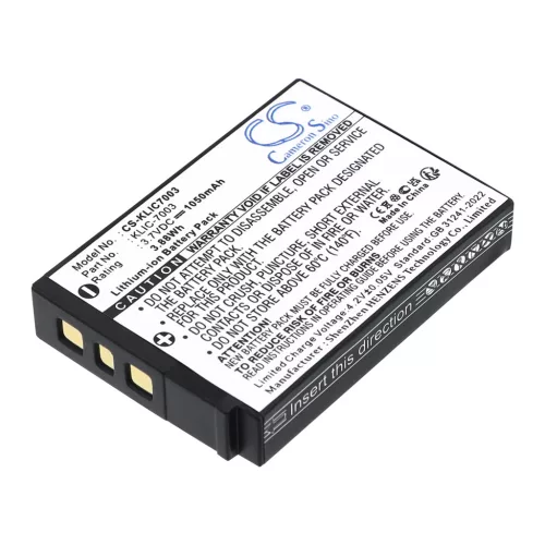 Kodak EasyShare Z950 készülékhez akkumulátor (Li-ion, 3.7V, 1050mAh / 3.89Wh) - Utángyártott