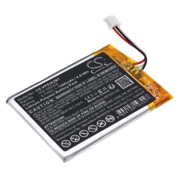   Visonic 103-305328 helyettesítő akkumulátor (Li-Polymer, 3.7V, 1300mAh / 4.81Wh) - Utángyártott