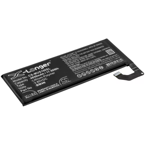 Xiaomi BM4N helyettesítő mobiltelefon akkumulátor (Li-Polymer, 3.85V, 4650mAh / 17.90Wh) - Utángyártott