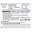 Philips AB2500AWMT helyettesítő mobiltelefon akkumulátor (Li-Polymer, 3.8V, 2300mAh / 8.74Wh) - Utángyártott