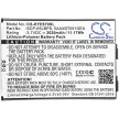 Kyocera SCP-65LBPS helyettesítő mobiltelefon akkumulátor (Li-Polymer, 3.7V, 3020mAh / 11.17Wh) - Utángyártott