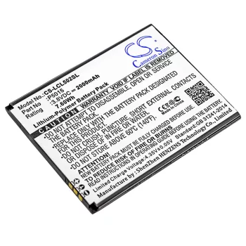   Logicom P5015(1ICP4/58/74) helyettesítő mobiltelefon akkumulátor (Li-Polymer, 3.8V, 2000mAh / 7.60Wh) - Utángyártott