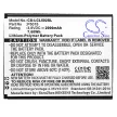 Logicom P5015(1ICP4/58/74) helyettesítő mobiltelefon akkumulátor (Li-Polymer, 3.8V, 2000mAh / 7.60Wh) - Utángyártott