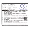 Kruger&Matz KM0023 helyettesítő mobiltelefon akkumulátor (Li-ion, 3.7V, 1800mAh / 6.66Wh) - Utángyártott