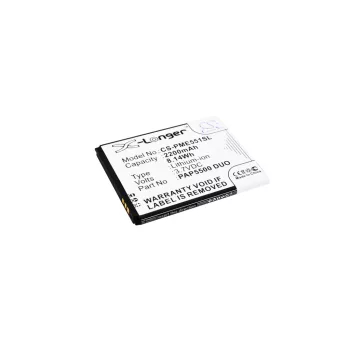   Prestigio PAP5500 DUO helyettesítő mobiltelefon akkumulátor (Li-ion, 3.7V, 2200mAh / 8.14Wh) - Utángyártott