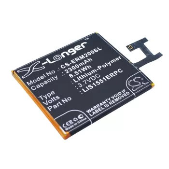   Sony Ericsson LIS1551ERPC helyettesítő mobiltelefon akkumulátor (Li-Polymer, 3.7V, 2300mAh / 8.51Wh) - Utángyártott