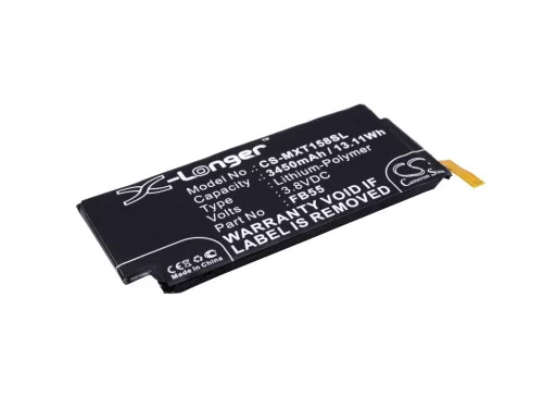 Motorola SNN5958A helyettesítő mobiltelefon akkumulátor (Li-Polymer, 3.8V, 3450mAh / 13.11Wh) - Utángyártott