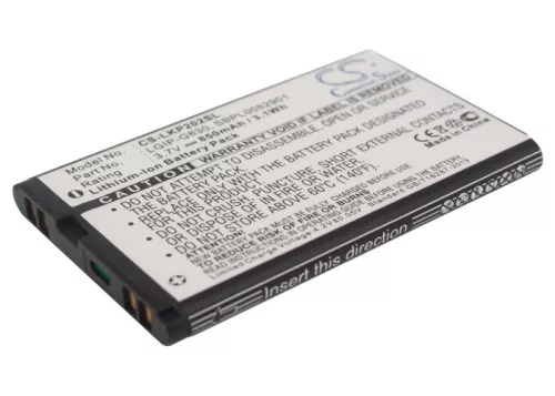 LG LGIP-G830 helyettesítő mobiltelefon akkumulátor (Li-ion, 3.7V, 850mAh) - Utángyártott