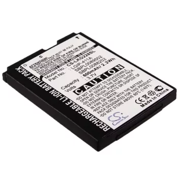   LG SBPL0089502 helyettesítő mobiltelefon akkumulátor (Li-ion, 3.7V, 600mAh / 2.22Wh) - Utángyártott