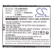 UMX UBT2300 helyettesítő mobiltelefon akkumulátor (Li-Polymer, 3.8V, 2250mAh / 8.55Wh) - Utángyártott