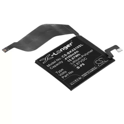 VIVO B-P8 helyettesítő mobiltelefon akkumulátor (Li-Polymer, 3.87V, 4100mAh / 15.87Wh) - Utángyártott