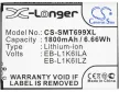 Samsung EB-L1K6ILZ helyettesítő mobiltelefon akkumulátor (Li-ion, 3.7V, 1800mAh / 6.66Wh) - Utángyártott