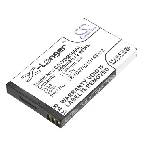 Vodafone BYD070210145373 helyettesítő mobiltelefon akkumulátor (Li-ion, 3.7V, 800mAh) - Utángyártott