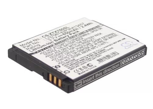 ZTE Li3706T42P3h413457 helyettesítő mobiltelefon akkumulátor (Li-ion, 3.7V, 650mAh) - Utángyártott