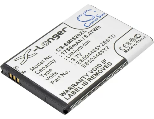 Samsung EB504465YZBSTD helyettesítő mobiltelefon akkumulátor (Li-ion, 3.7V, 1750mAh / 6.48Wh) - Utángyártott