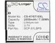 Kyocera SCP-51LBPS helyettesítő mobiltelefon akkumulátor (Li-ion, 3.7V, 2050mAh / 7.59Wh) - Utángyártott