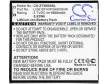 ZTE Li3818T43P3H605646 helyettesítő mobiltelefon akkumulátor (Li-ion, 3.7V, 1600mAh / 5.92Wh) - Utángyártott