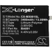 Meizu BA891 helyettesítő mobiltelefon akkumulátor (Li-Polymer, 3.85V, 3400mAh / 13.09Wh) - Utángyártott