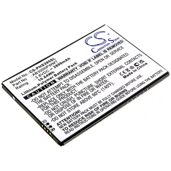   Philips AB3000PWMT helyettesítő mobiltelefon akkumulátor (Li-Polymer, 3.8V, 2800mAh / 10.64Wh) - Utángyártott