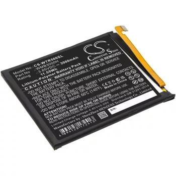   WALTON WMB3000H helyettesítő mobiltelefon akkumulátor (Li-Polymer, 3.85V, 3000mAh / 11.55Wh) - Utángyártott