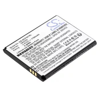   Schok SB2000 helyettesítő mobiltelefon akkumulátor (Li-ion, 3.8V, 1700mAh / 6.46Wh) - Utángyártott
