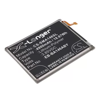   Samsung WT-S-W1 helyettesítő mobiltelefon akkumulátor (Li-Polymer, 3.85V, 4900mAh / 18.87Wh) - Utángyártott