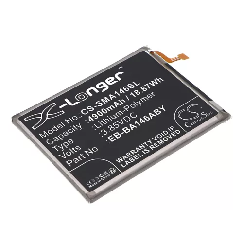 Samsung WT-S-W1 helyettesítő mobiltelefon akkumulátor (Li-Polymer, 3.85V, 4900mAh / 18.87Wh) - Utángyártott
