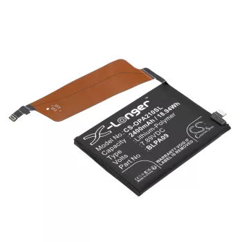   Oneplus BLPA09 helyettesítő mobiltelefon akkumulátor (Li-Polymer, 7.89V, 2400mAh / 18.94Wh) - Utángyártott