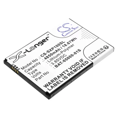 Sonim BAT-05000-01S helyettesítő mobiltelefon akkumulátor (Li-Polymer, 3.85V, 4850mAh / 18.67Wh) - Utángyártott