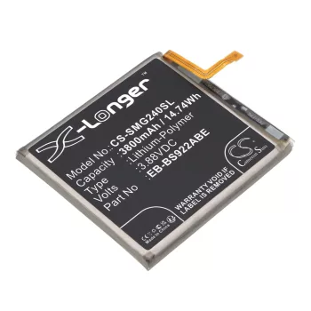   Samsung EB-BS922ABE helyettesítő mobiltelefon akkumulátor (Li-Polymer, 3.88V, 3800mAh / 14.74Wh) - Utángyártott