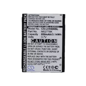   LG LGIP-490A, SBPL0095501 helyettesítő mobiltelefon akkumulátor (Li-ion, 3.7V, 850mAh) - Utángyártott