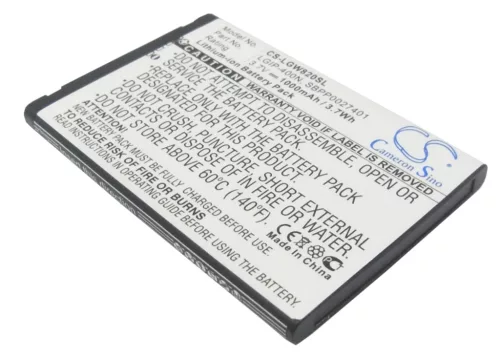 LG LGIP-400N, SBPP0027401 helyettesítő mobiltelefon akkumulátor (Li-ion, 3.7V, 1000mAh) - Utángyártott