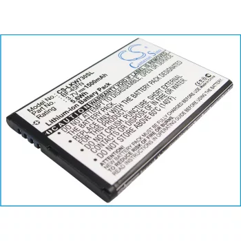   LG BF-45FN helyettesítő mobiltelefon akkumulátor (Li-ion, 3.7V, 1500mAh / 5.55Wh) - Utángyártott