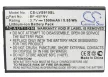LG BF-45FNV, SBPL0103102 helyettesítő mobiltelefon akkumulátor (Li-ion, 3.7V, 1500mAh) - Utángyártott